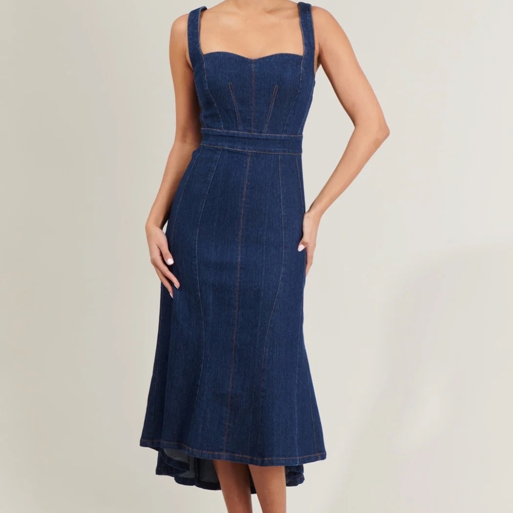 sugarlips jean denim dress